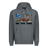 Rock dad man myth legend Premium Hoodie - HRA Design Shop
