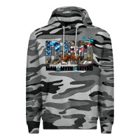 Slate Camo dad man myth legend Premium Hoodie - HRA Design Shop