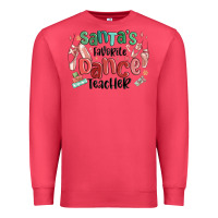 Cardinal santa's favorite dance teacher Premium Sweatshirt - MaliasSmallBusiness
