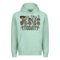 Seafoam only talking jesus today Premium Hoodie - CowhideDigitalArt