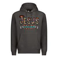 Smoke only talking jesus today Premium Hoodie - CowhideDigitalArt