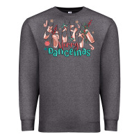 Charcoal Heather merry dancemas christmas ballet Premium Sweatshirt - MaliasSmallBusiness