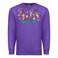 Purple merry dancemas christmas ballet Premium Sweatshirt - MaliasSmallBusiness