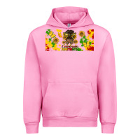 Fuchsia Pink celebrate juneteenth libbey glass Urban Hoodie - HRA Design Shop