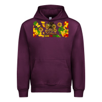 Mauve Wine celebrate juneteenth libbey glass Urban Hoodie - HRA Design Shop