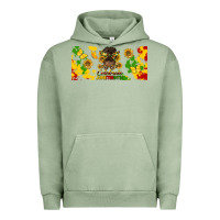 Pigment Oil Green celebrate juneteenth libbey glass Urban Hoodie - HRA Design Shop
