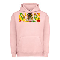 Pigment Salmon celebrate juneteenth libbey glass Urban Hoodie - HRA Design Shop