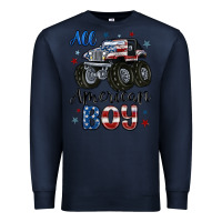Navy all american boy Premium Sweatshirt - MaliasSmallBusiness