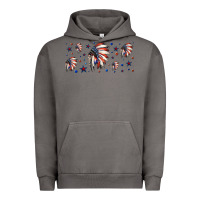 Pigment Tornado patriotic native American headdress 16oz libbey cup Urban Hoodie - HRA Design Shop