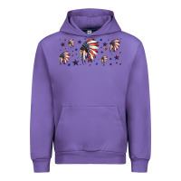 Tulip patriotic native American headdress 16oz libbey cup Urban Hoodie - HRA Design Shop