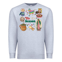 Heather Grey tis the season Premium Sweatshirt - MaliasSmallBusiness