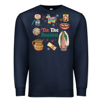 Navy tis the season Premium Sweatshirt - MaliasSmallBusiness