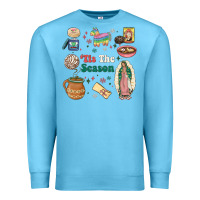 Ocean Blue tis the season Premium Sweatshirt - MaliasSmallBusiness