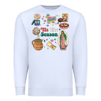 White tis the season Premium Sweatshirt - MaliasSmallBusiness