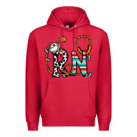 Cardinal rn nurse Premium Hoodie - CowhideDigitalArt