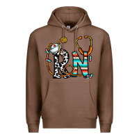 Chestnut rn nurse Premium Hoodie - CowhideDigitalArt