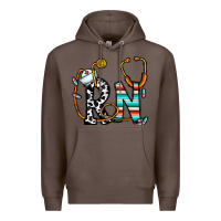 Coffee rn nurse Premium Hoodie - CowhideDigitalArt