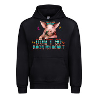 Black don't go bacon my heart Urban Hoodie - CowhideDigitalArt