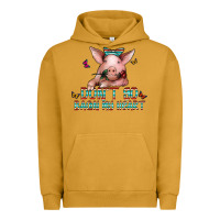 Pigment Peanut Butter don't go bacon my heart Urban Hoodie - CowhideDigitalArt