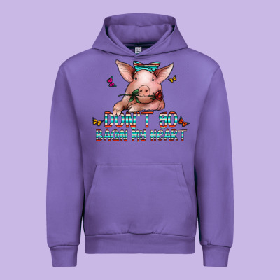 Don't Go Bacon My Heart Urban Hoodie Designed By Cowhidedigitalart