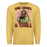 Antique Gold true crimes & chill Premium Sweatshirt - MaliasSmallBusiness