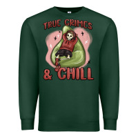 Sports Green true crimes & chill Premium Sweatshirt - MaliasSmallBusiness