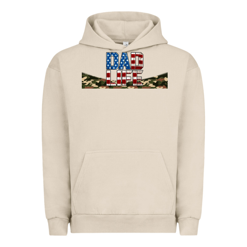 Patriotic Dad Life 16oz Libbey Cup Urban Hoodie by HRA Design Shop | Teevron