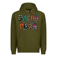 Army Green nacho para Premium Hoodie - RacoonDesign
