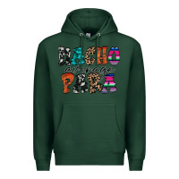 Sports Green nacho para Premium Hoodie - RacoonDesign