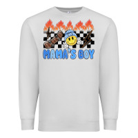 Dove Grey mama's boy Premium Sweatshirt - MaliasSmallBusiness