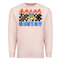 Pale Pink mama's boy Premium Sweatshirt - MaliasSmallBusiness