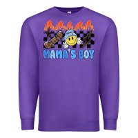 Purple mama's boy Premium Sweatshirt - MaliasSmallBusiness