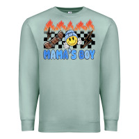 Seafoam mama's boy Premium Sweatshirt - MaliasSmallBusiness