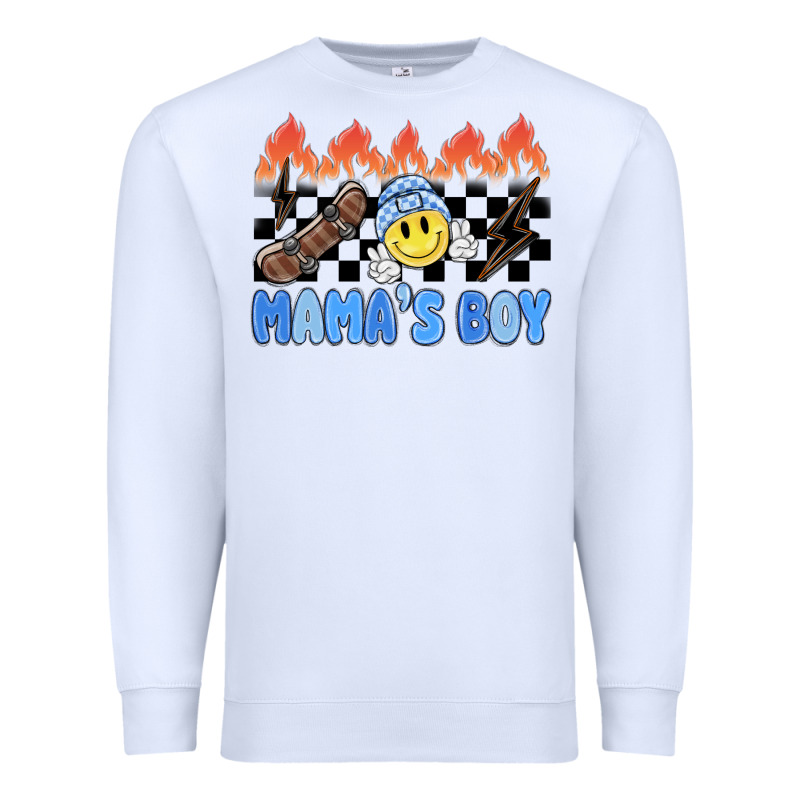 Mama's Boy Premium Sweatshirt by MaliasSmallBusiness | Teevron