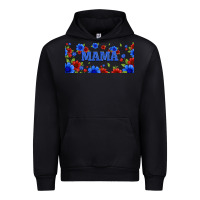 Black floral american mama 16oz libbey cup Urban Hoodie - HRA Design Shop