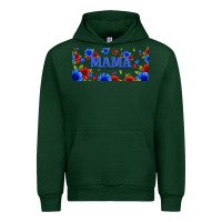 Forest Green floral american mama 16oz libbey cup Urban Hoodie - HRA Design Shop