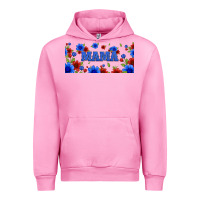 Fuchsia Pink floral american mama 16oz libbey cup Urban Hoodie - HRA Design Shop