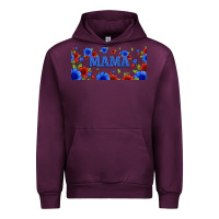 Mauve Wine floral american mama 16oz libbey cup Urban Hoodie - HRA Design Shop