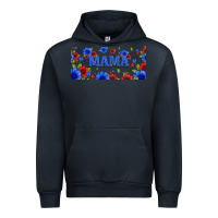 Navy floral american mama 16oz libbey cup Urban Hoodie - HRA Design Shop