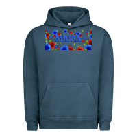 Pigment Midnight Navy floral american mama 16oz libbey cup Urban Hoodie - HRA Design Shop