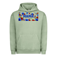 Pigment Oil Green floral american mama 16oz libbey cup Urban Hoodie - HRA Design Shop