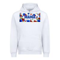 White floral american mama 16oz libbey cup Urban Hoodie - HRA Design Shop