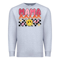Heather Grey mama Premium Sweatshirt - MaliasSmallBusiness
