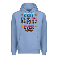 Colony Blue best dad ever Premium Hoodie - HRA Design Shop