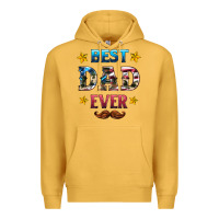 Mustard best dad ever Premium Hoodie - HRA Design Shop