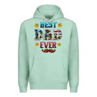 Seafoam best dad ever Premium Hoodie - HRA Design Shop