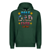 Sports Green best dad ever Premium Hoodie - HRA Design Shop