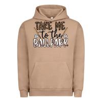 Pigment Burro take me to the ballpark Urban Hoodie - CowhideDigitalArt