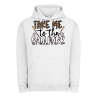 Pigment Lunar Rock take me to the ballpark Urban Hoodie - CowhideDigitalArt