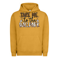 Pigment Peanut Butter take me to the ballpark Urban Hoodie - CowhideDigitalArt